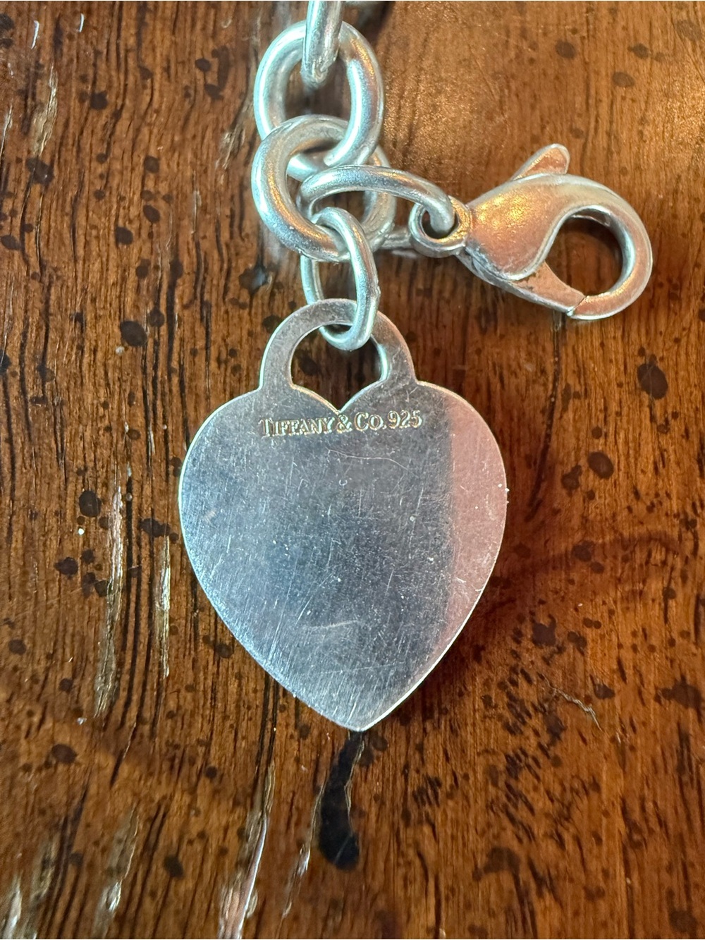 TIFFANY & CO. Sterling Silver Heart Tag Bracelet - Picture 5 of 5